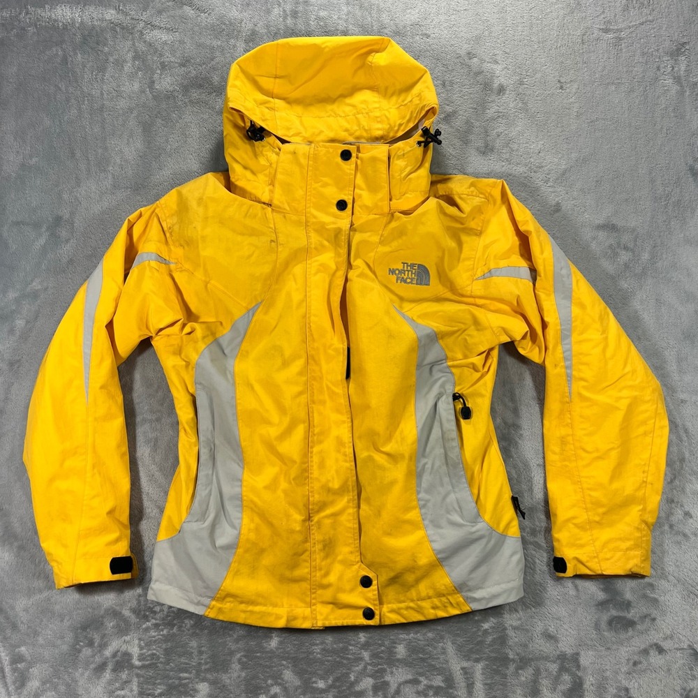 THE NORTH FACE Summit Series Raintex Jacket Womens XS Yellow GORE-TEX XCR
